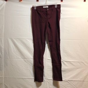 Maroon jeggings